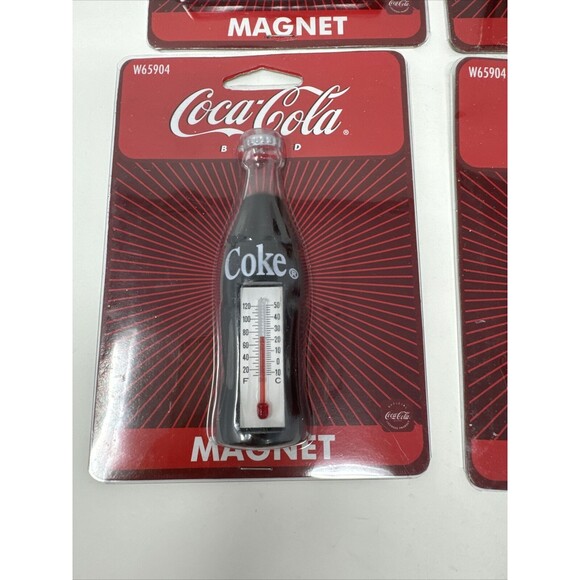 Vintage Coca Cola Coke Refrigerator Magnet Collectible Lot of 6 COMPLETE SET 90s - Picture 7 of 12